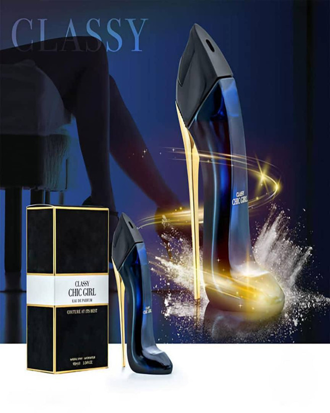 عطر زنانه گودگرل مشکی فرگرانس ورد 90 میل