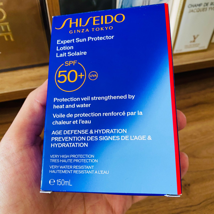 لوسیون ضد آفتاب صورت و بدن SPF +50 شیسیدو 150 میل اورجینال