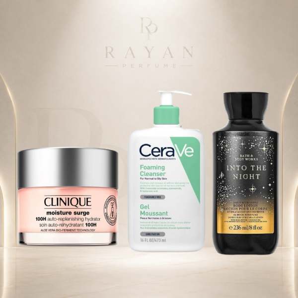 پک روتین آبرسانی و مراقبت پوست کلینیک + سراوی + لوسیون بدن اینتو د نایت